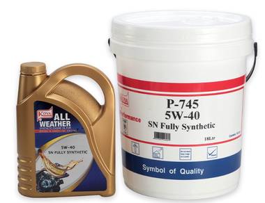 Koya P-745 5W-40 SN Fully Syn Engine Oil 18 liter