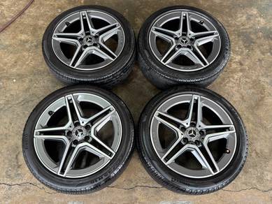 Rim second 18 Mercedes amg ori siap tayar A250 amg