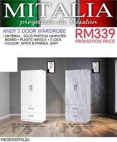 Wardrobe | Almari Baju Murah | Rak Baju Murah 