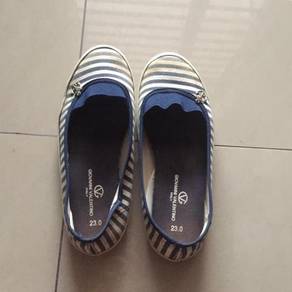 Blue Stripes Casual Flats