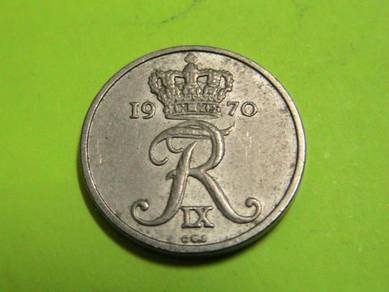 Denmark 10 Ore 1970