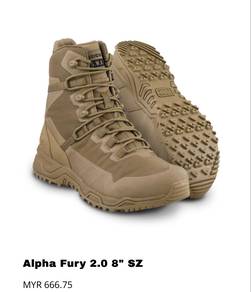 Original swat Alpha Fury 2.0 8" SZ