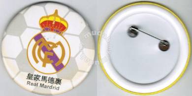 Real Madrid CF Spain Football FC Button Badge 58mm