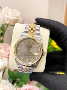 Rolex Datejust 36 Half 18k750 Yellow Gold Jubilee