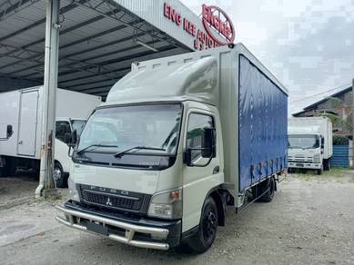 2016 Mitsubishi Fuso FE836PG CurtainSider TailLift