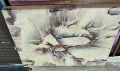Authentic Marble Table Top 20x16"