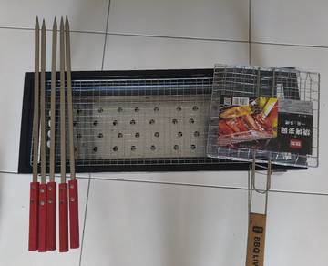 BBQ Grill, Portable Gas Stove, Torch & 2x2m Mat 