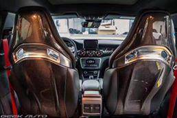 Mercedes A45 CLA45 CLA45S C63 carbon seat cover