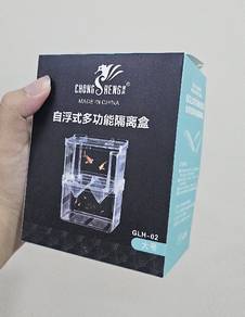 Guppy isolation box bekas breeding