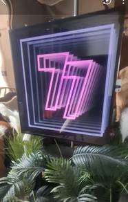 infinity mirror with 77 