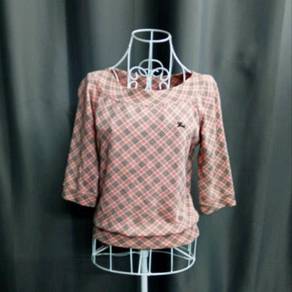 Burberry Blue Label Quarter Sleeve Top