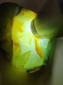 Bongkah Mentah Jadeite "Glassy Ice" Burma (Gred A)