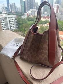 original coach coated canvas signature
