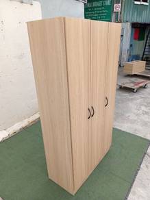 WD01-3A  NEW * Almari Baju 3 Door Wardrobe Walnut