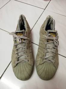 ADIDAS SUPERSTAR SUEDE LEATHER Shoes 9UK