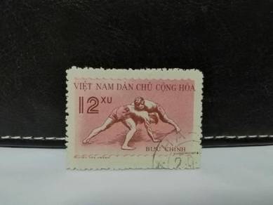 1959 Vietnam Stamp Wrestling Sport