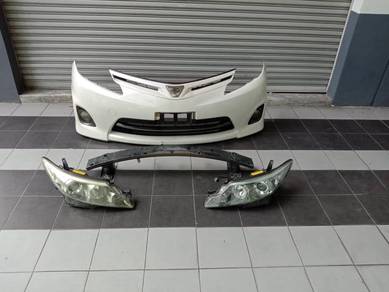 Toyota Estima ACR50 front bumper with headlights