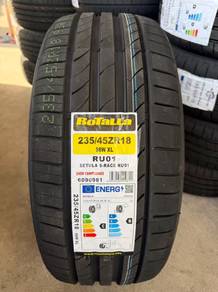 Tayar baru Rotalla size 235/45/18 2026 year promo