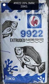9922 Floating Fish Feed Makanan Ikan 20kg 3mm