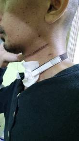 custom made neck straps trachy tube holder