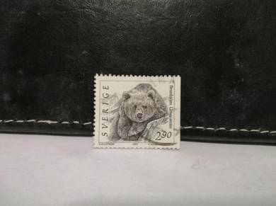 1993 Sweden Stamp Animal Bear