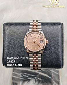 Rolex Datejust 31mm 278271G pink dial Rose Gold