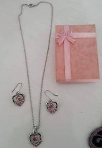 Jewelry jewellery set necklace pendant ear ring
