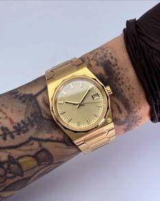Custom Seiko Mod 37mm No Logo Champagne Gold VC 22