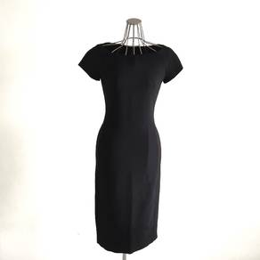 ZARA Fitted Black Dress