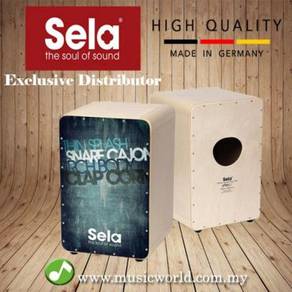 Sela casela vintage professional snare cajon-blue