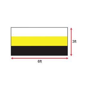 Bendera Perak (Polyester) 3 x 6ft