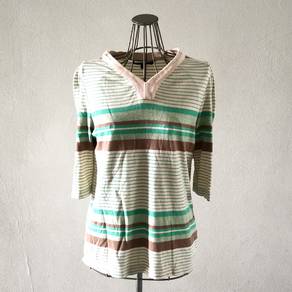 Marc Jacobs Multicolour Stripes Quater Sleeve