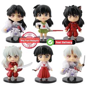 Inuyasha Sesshoumaru Higurashi Kagome Anime PVC Q