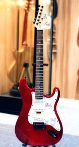 Cate QM-E02 Electric Guitar - Red