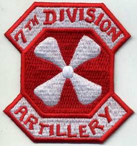 US 8TH ARMY 7TH DIVISION ARTILLERY Patch