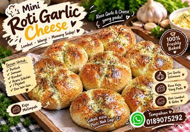 Mini Roti Garlic Cheese Creamy