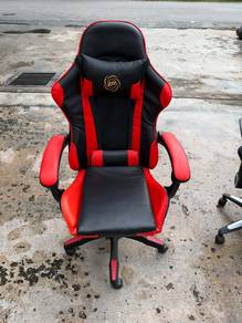 Gaming Chair Office Kerusi Highback Leather