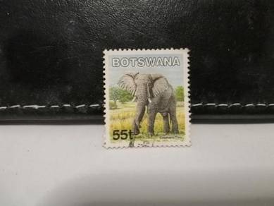 2002 Botswana Stamp Elephant