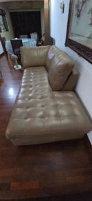 Tufted Leather Sofa