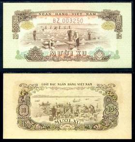 South VIETNAM 10 XU 1966 P 37 aUNC