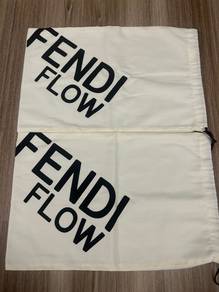 authentic fendi shoe dust bag