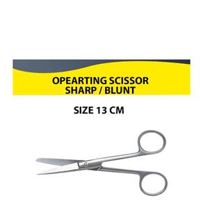 Nursing scissors str 5" sharp blunt/operating