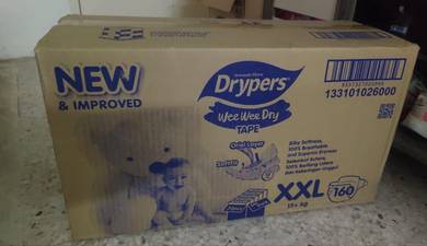 drypers wee wee dry 2xL (tape) 