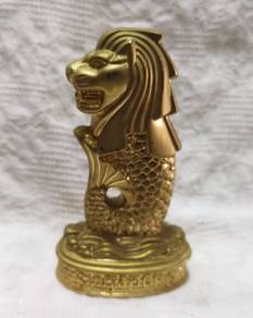 Vintage Collector's Singapore Merlion Mascot Figur