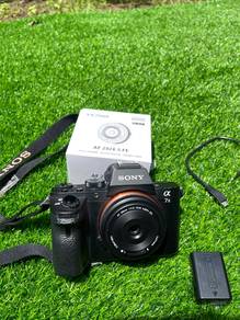 sony a7ii with lens shutter count 9k