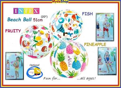 INTEX Inflatable Pool Beach Ball Bola Kolam Renang