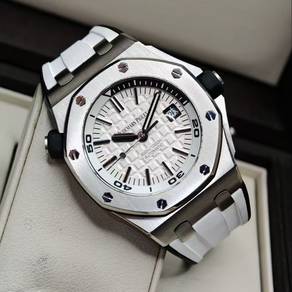 Ap Royal Oak Offshore Diver White 15710st