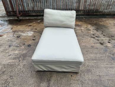 (IKEA) Leather Sofa Chaise Lounge 1 Seater