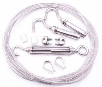 Coated Steel Wire Clothesline Laundry Rope Bracket