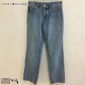 Tommy Hilfiger button fly jeans denim lady seluar